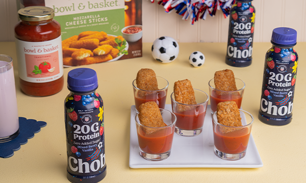 Mozzarella Stick Penalty “Goal Shots” & Protein Boost! 